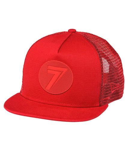 Seven MX Casual Youth DOT Cap Red