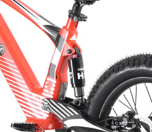 Load image into Gallery viewer, Revvi 18" Kids Electric Bike Red