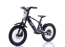 Load image into Gallery viewer, Revvi 18" Kids Electric Bike Black
