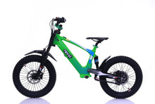 Load image into Gallery viewer, Revvi 18" Kids Electric Bike Green