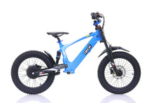 Load image into Gallery viewer, Revvi 18" Kids Electric Bike Blue