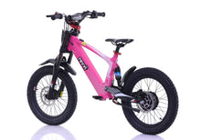 Load image into Gallery viewer, Revvi 18" Kids Electric Bike Pink