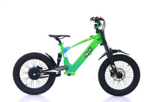 Load image into Gallery viewer, Revvi 18" Kids Electric Bike Green
