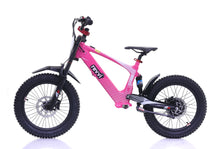 Load image into Gallery viewer, Revvi 18" Kids Electric Bike Pink