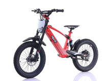 Load image into Gallery viewer, Revvi 18" Kids Electric Bike Red