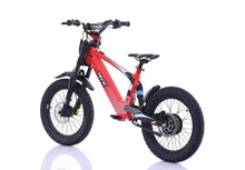 Load image into Gallery viewer, Revvi 18" Kids Electric Bike Red