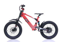 Load image into Gallery viewer, Revvi 18" Kids Electric Bike Red