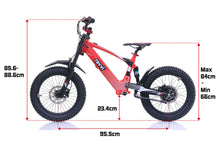 Load image into Gallery viewer, Revvi 18" Kids Electric Bike Black