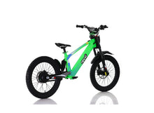 Load image into Gallery viewer, Revvi 20" Kids Electric Bike Green