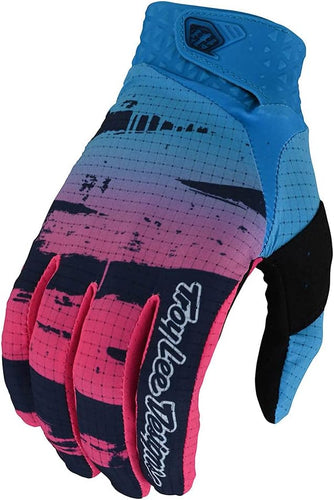 Troy Lee Designs GP Air Adult Motocross Gloves Brushed Navy/Cyan