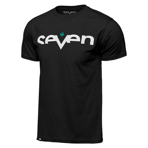 Seven MX Casual Youth T-Shirt Brand Tee Black