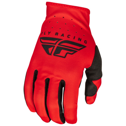 Fly Racing Lite Adult Motocross Gloves (Red/Black)