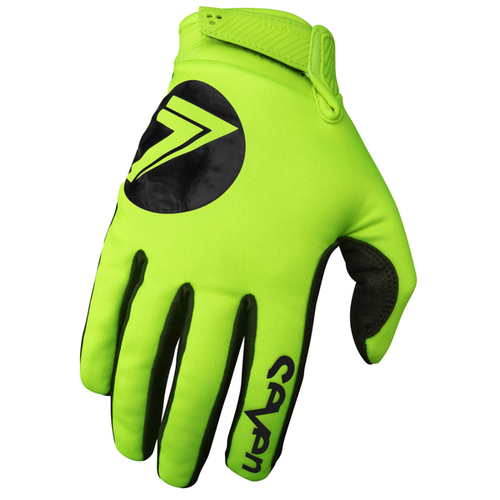 Seven MX Zero Cold Weather Adult Motocross Gloves Flo Yellow