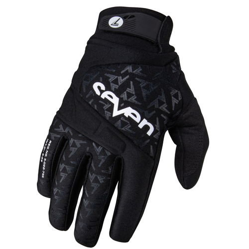 Seven MX Zero Adult Weatherproof Motocross/Enduro Gloves Black