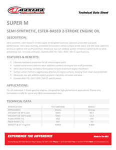 Maxima 2T Super M Ester Synthetic (SAE 30w) 1 Litre