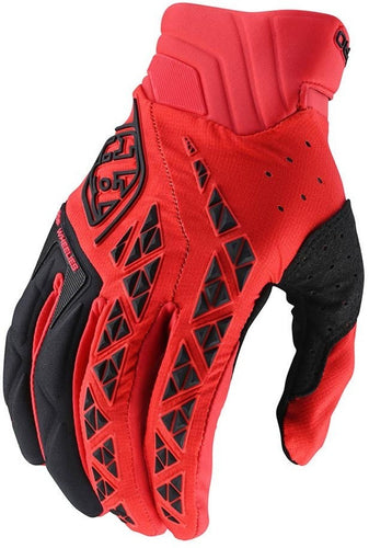 Troy Lee Designs SE PRO Adult Motocross Gloves Red