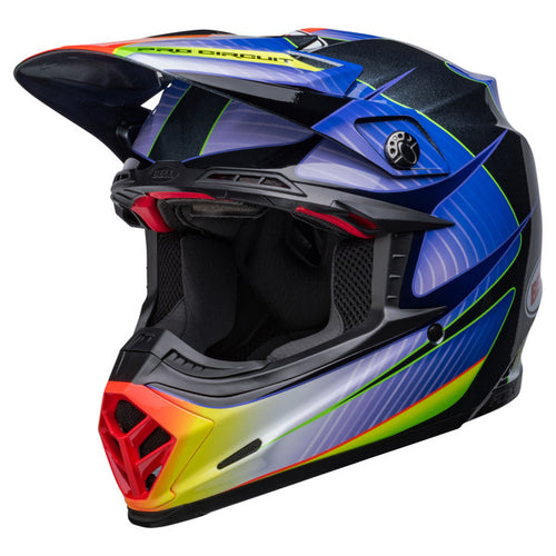Bell MX Moto-9S Flex Adult Motocross Helmet Pro Circuit 23 Silver/Metallic