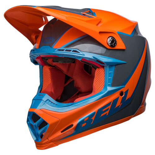 Bell MX Moto-9S Flex Adult Motocross Helmet Sprite Orange/Grey