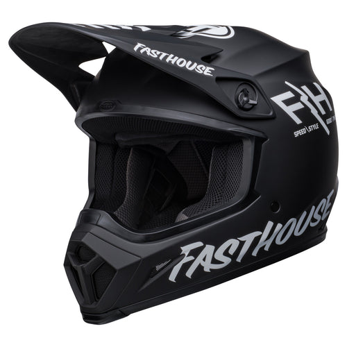 Bell MX-9 Mips Adult Motocross Helmet Fasthouse Prospect Matte Black/White