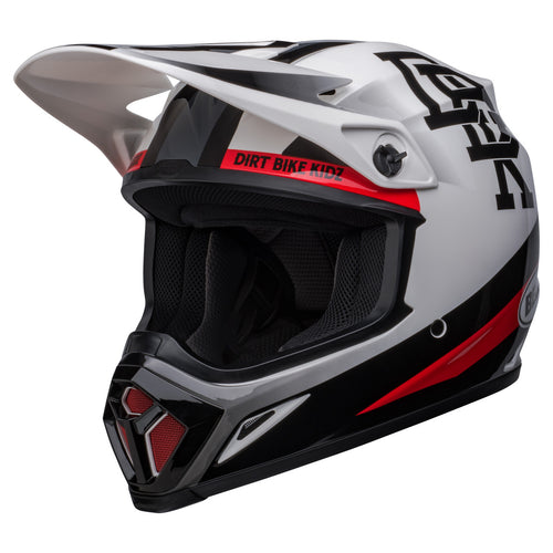 Bell MX-9 Mips Adult Motocross Helmet Twitch DBK White/Black