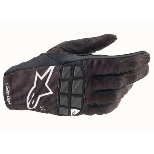 Alpinestars Racefend Adult Motocross Gloves Black / White