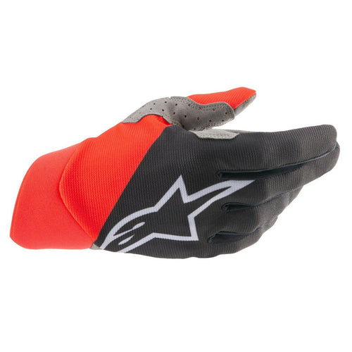 Alpinestars Dune Adult Motocross Gloves Black/Bright Red